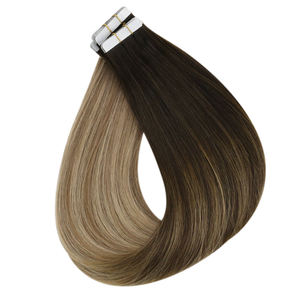 virgin tape extensions balayage