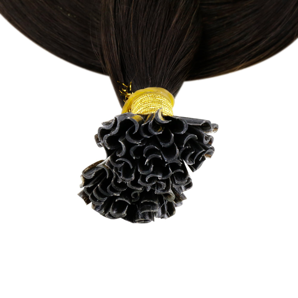 real hair fusion extensions