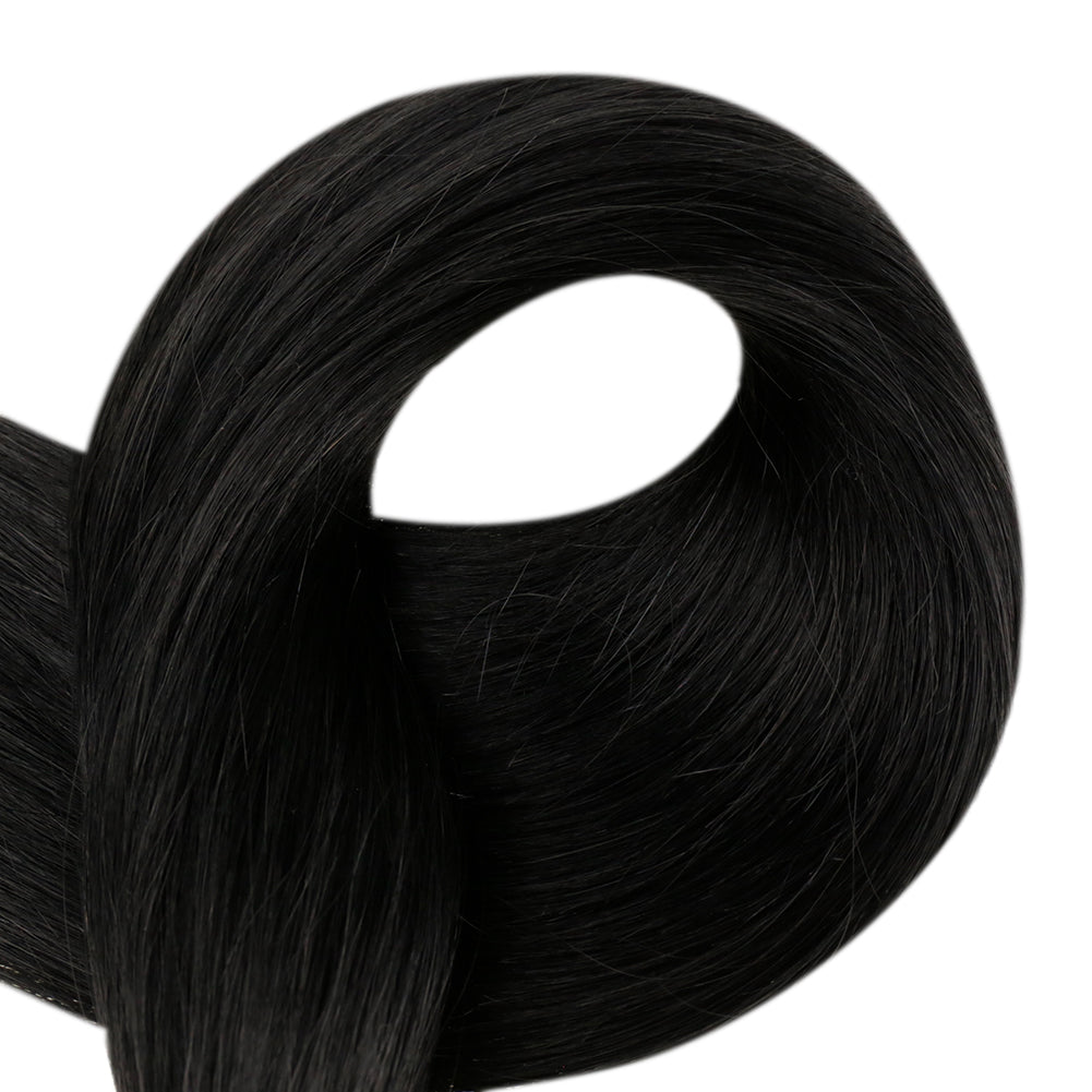 nail tip black hair