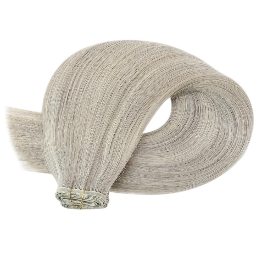 Fshine Virgin PU Sew In Hair Invisible 100% Remy Human Hair Weft Bundles Color #19A/60 - FShine Shop