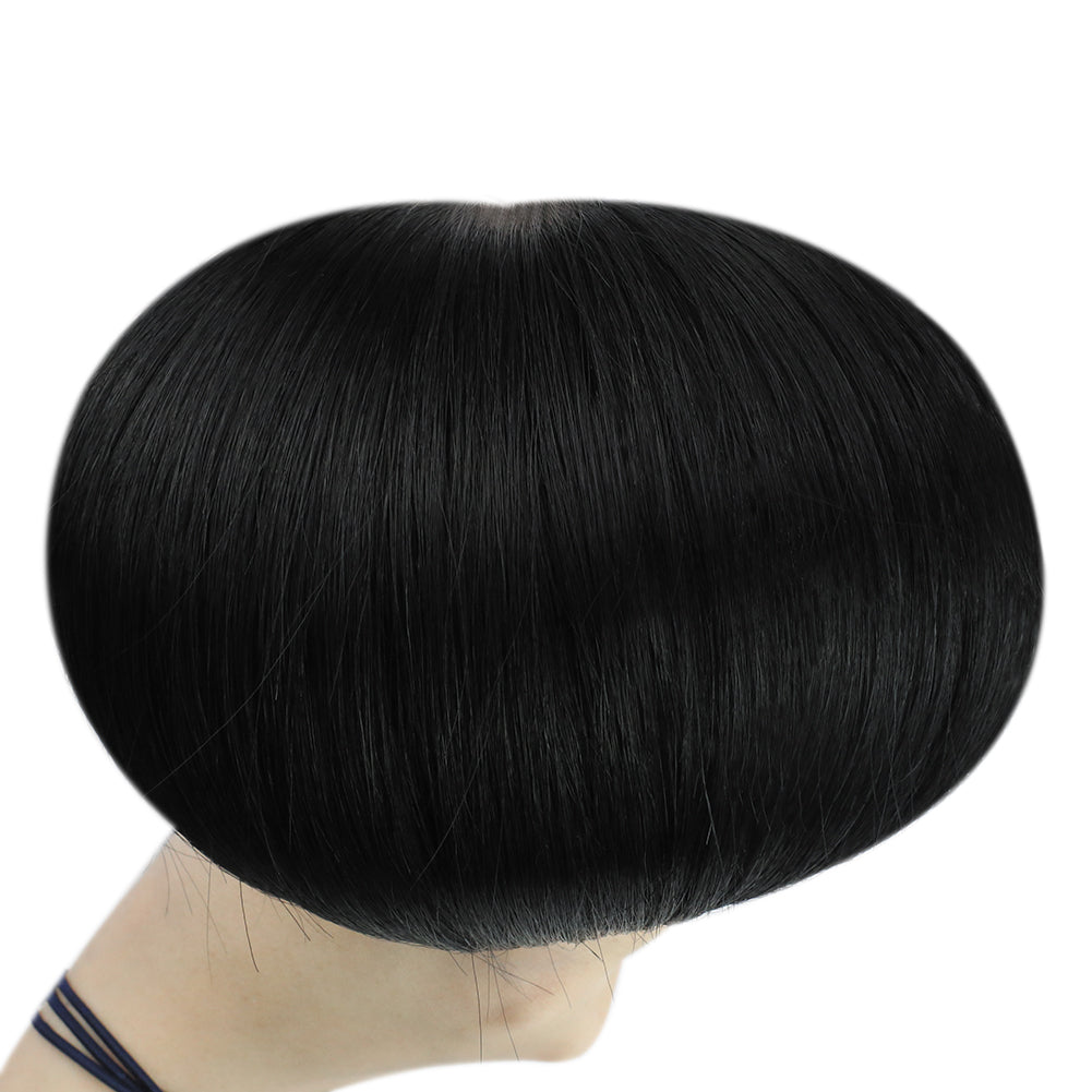 Fshine Virgin I Tip Real Human Hair 20g Hair Extensions Jet Black (#1) - FShine Shop