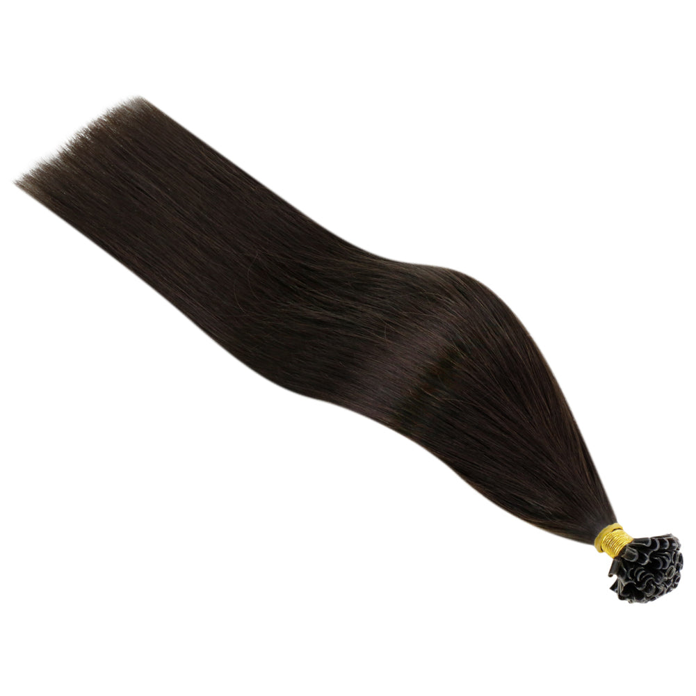 nail tip brazilian hair extensions