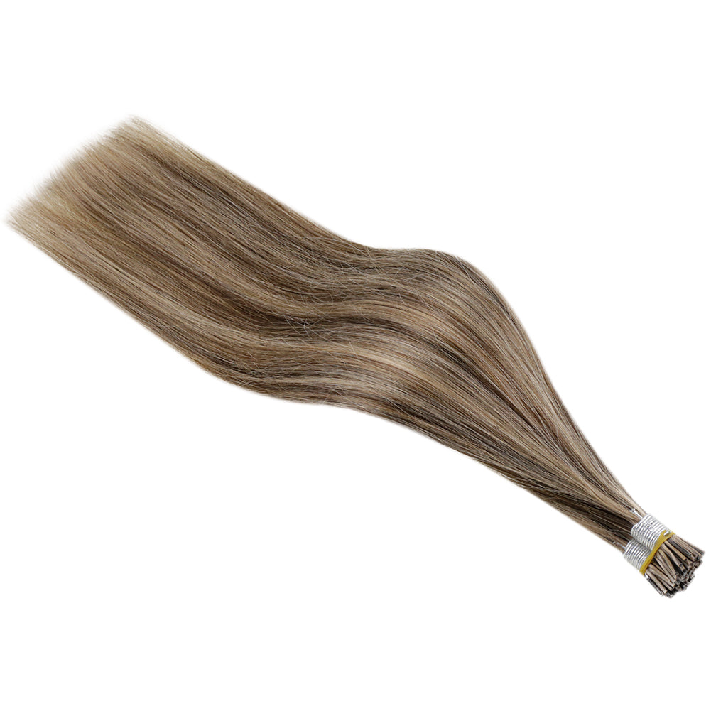 Up To 73% Off I Tip Hair Extensions Remy Pastel Highlighted Hair Extensions (#3P27) - FShine Shop