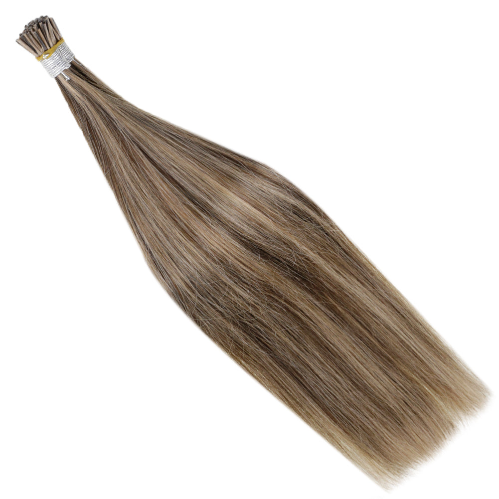 Up To 73% Off I Tip Hair Extensions Remy Pastel Highlighted Hair Extensions (#3P27) - FShine Shop