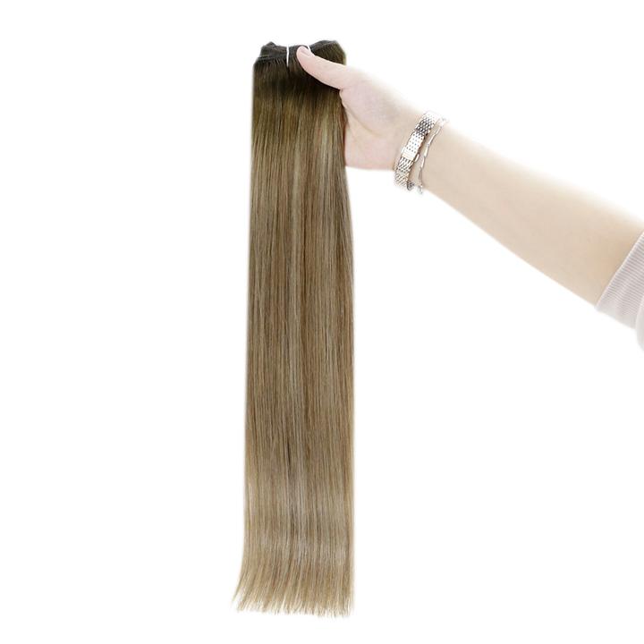 hair weft length/inch