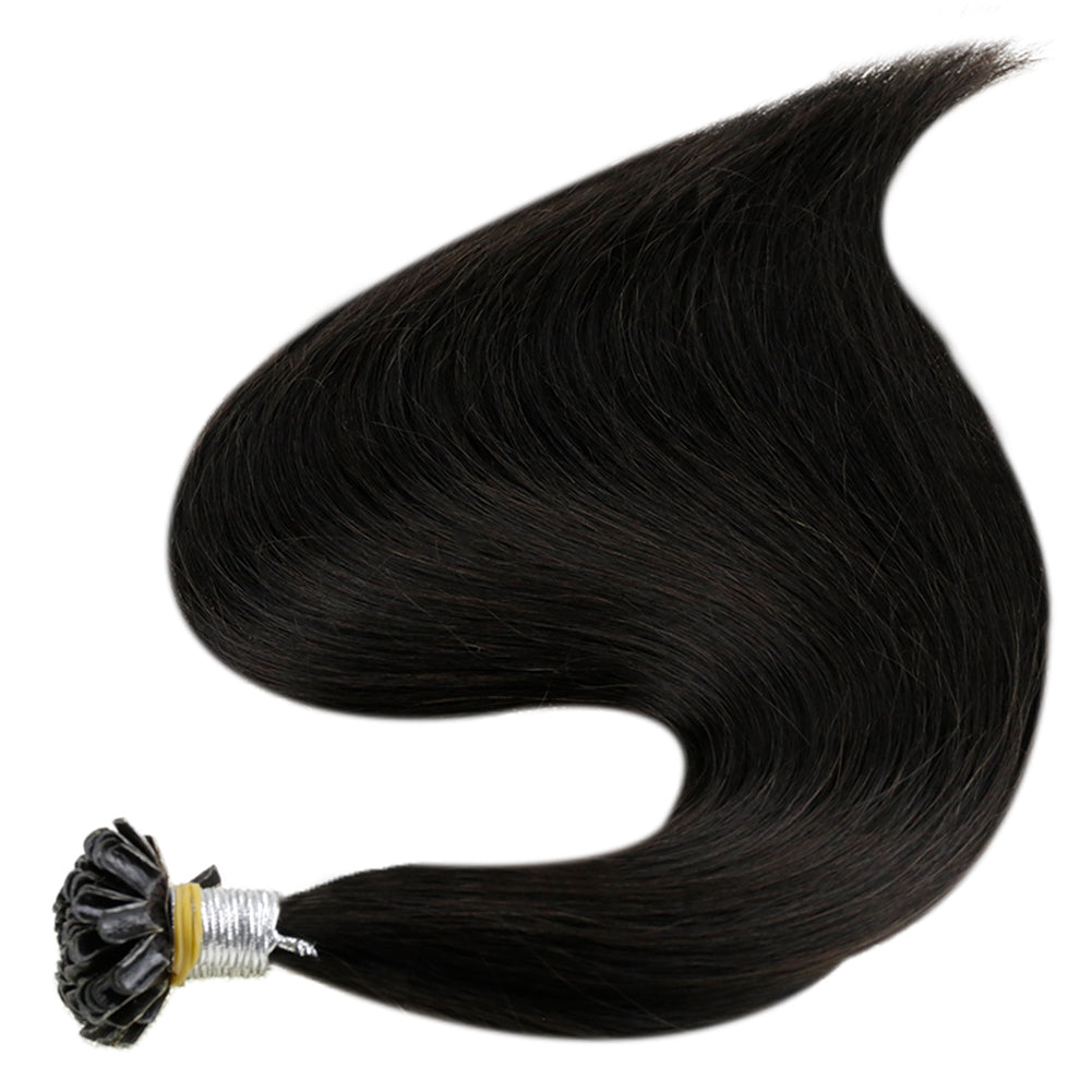 nail tip brazilian hair extensions