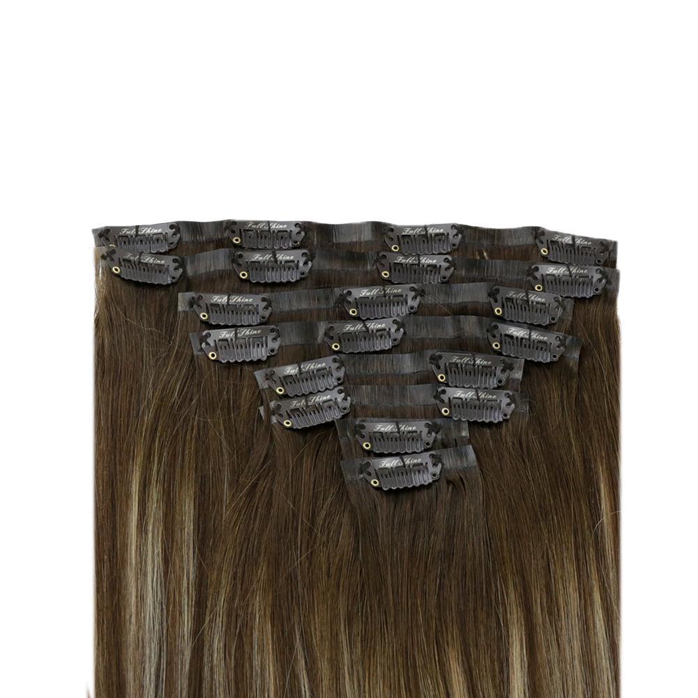 100% human hair clip
