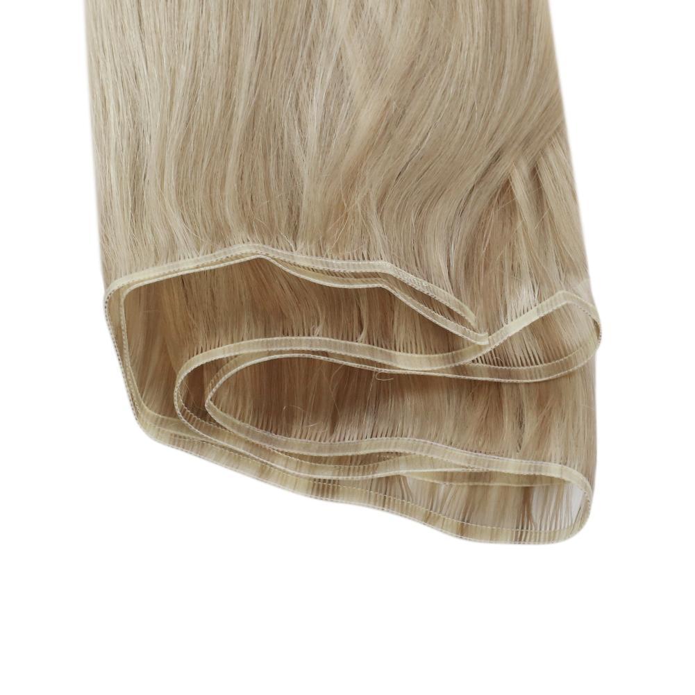 Fshine Virgin PU Sew In Hair Invisible 100% Remy Human Hair Weft Bundles Color #18/22/60 - FShine Shop