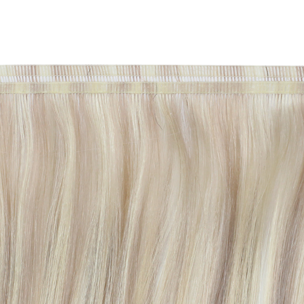Fshine Virgin PU Sew In Hair Invisible 100% Remy Human Hair Weft Bundles Color #18P613 - FShine Shop