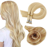 Fshine Virgin Hand Tied Weft Hair Highlight Color 100% Human Hair 10 Bundles (#16P22)