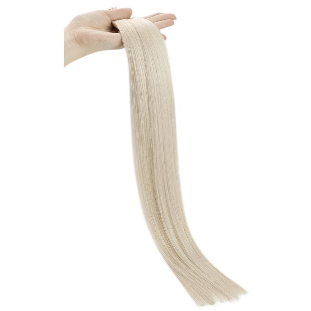 Fshine Virgin I Tip Real Human Hair 20g Hair Extensions Platinum Blonde (#60) - FShine Shop