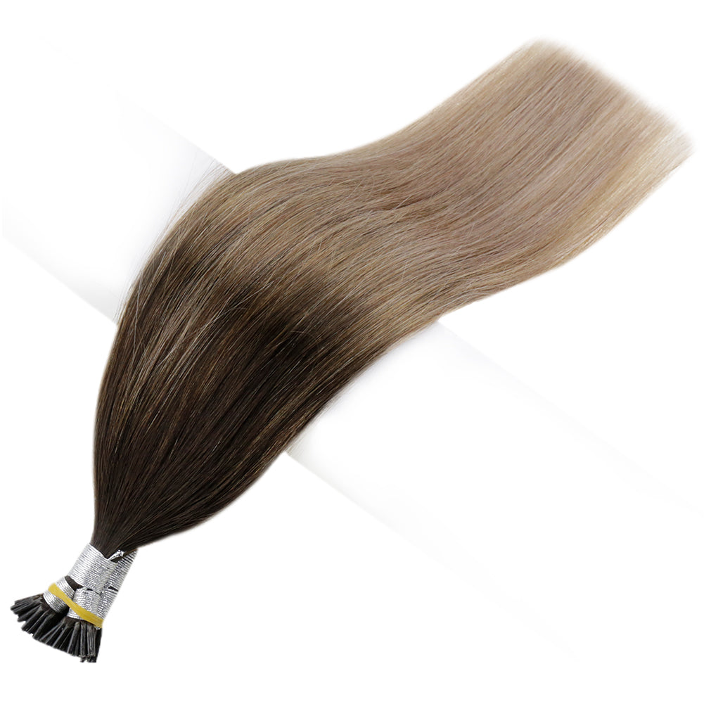 i tip colored hair extensions