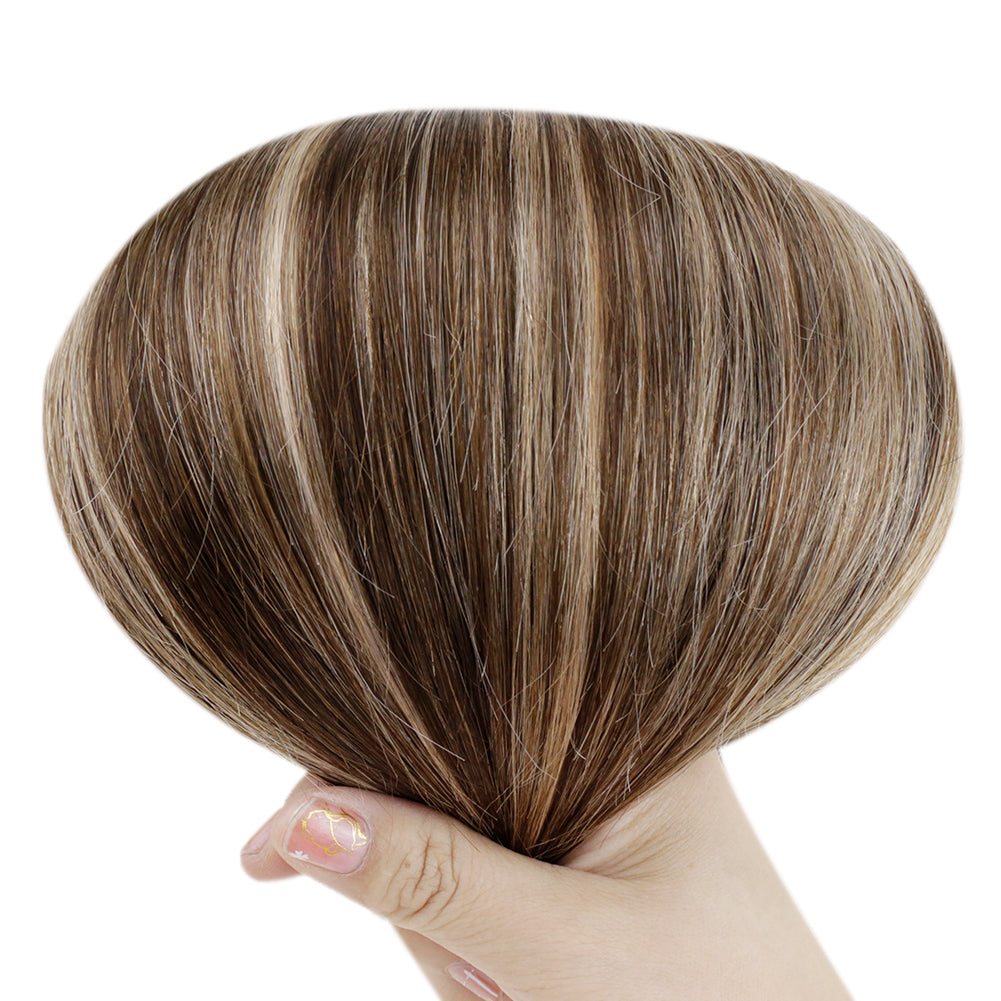 Up To 73% Off I Tip Hair Extensions Remy Pastel Highlighted Hair Extensions (#3P27) - FShine Shop