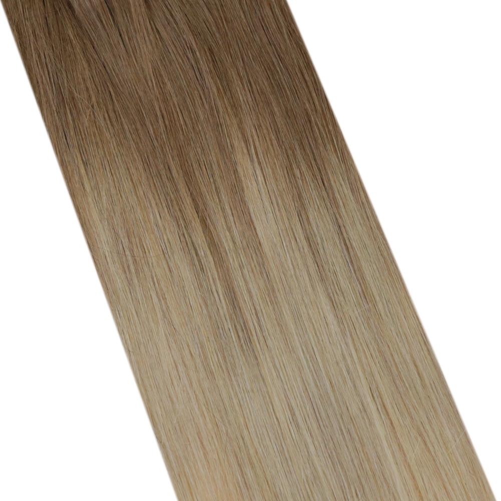 Clip in Extensions 100% Remy Human Hair 10 Pieces Balayage (10/14) - FShine Shop