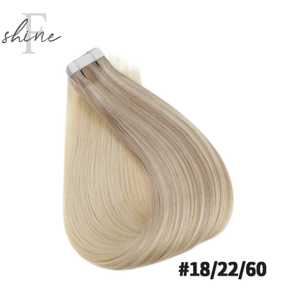 100% Human Tape in Hair Extensions #Sample Color - FShine Shop