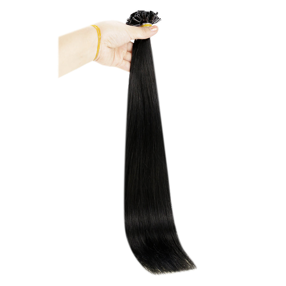 human hair nail tip extensions