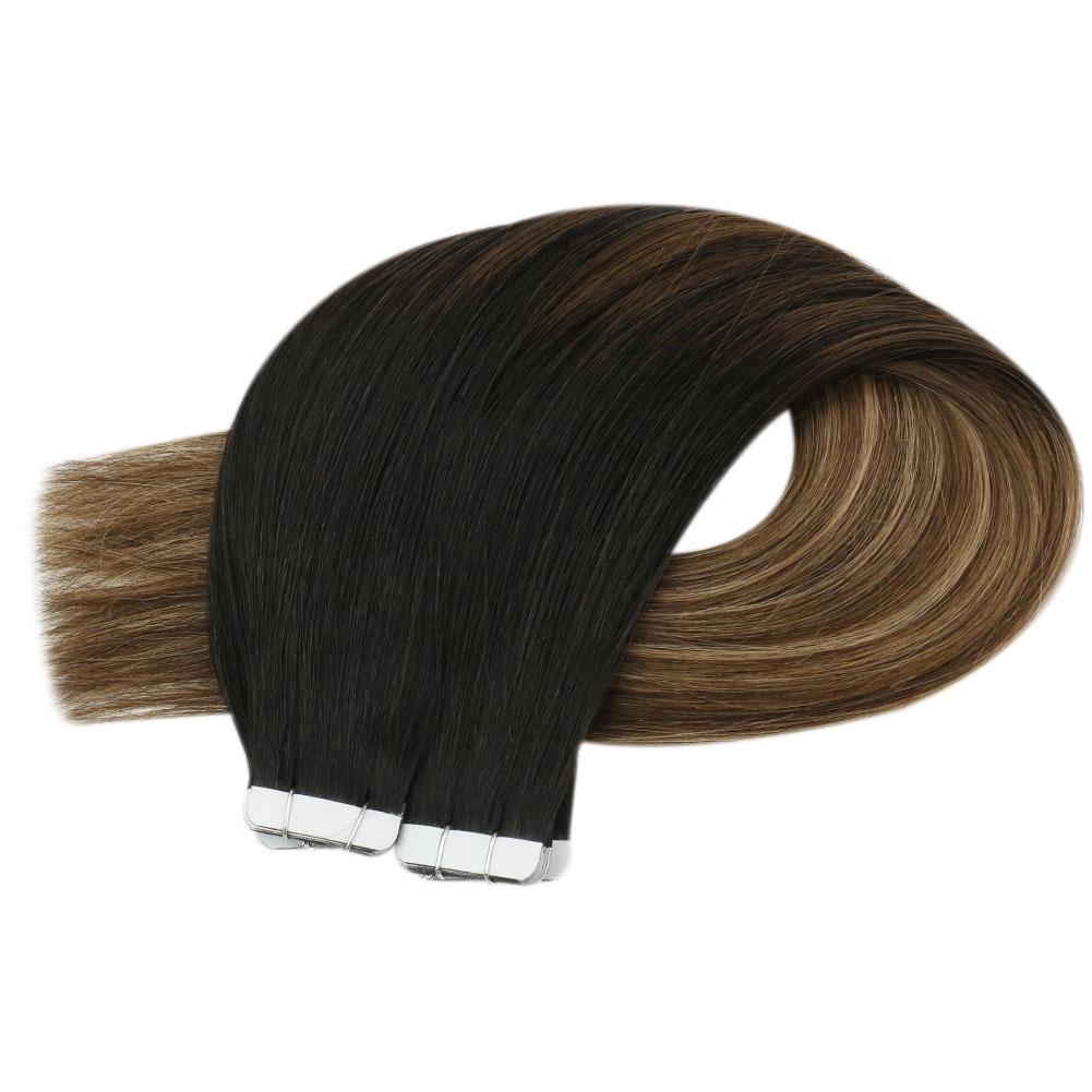 invisible tape in hair extensions