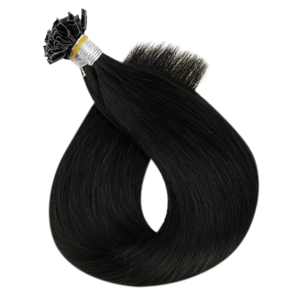 real hair fusion extensions