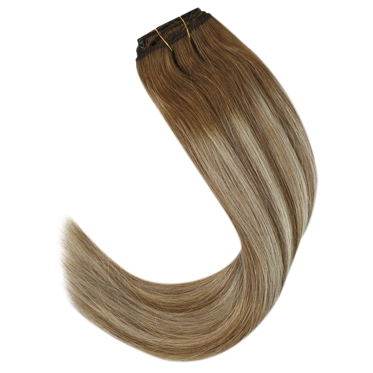 balayage clip in hair extensions