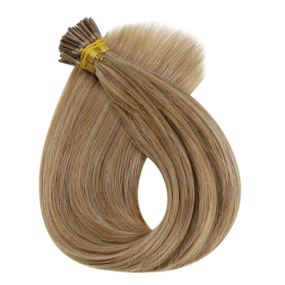 Up To 73% Off I Tip Hair Extensions Remy Pastel Highlighted Hair Extensions (#10P16) - FShine Shop