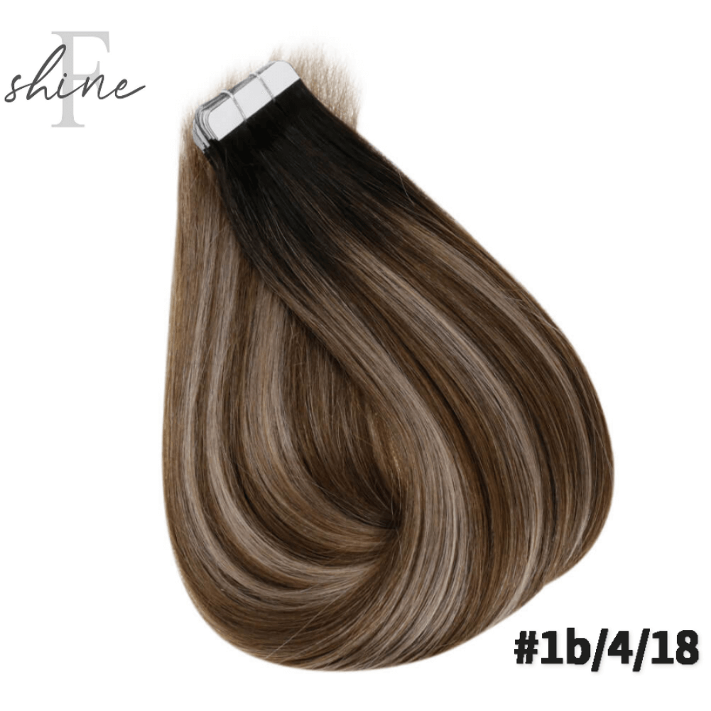 100% Human Tape in Hair Extensions #Sample Color - FShine Shop