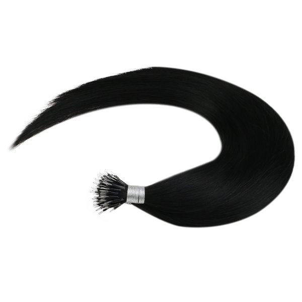 human hair nano ring extensions