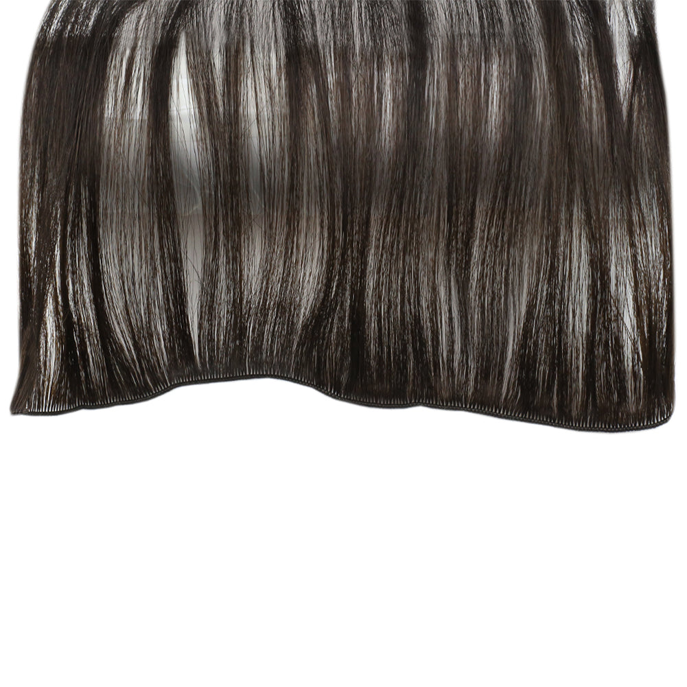 Fshine Handmade Virgin Hair Weft Solid Color Darkest Brown 100% Hair Sew In Weft Human Hair Bundles(#2) - FShine Shop