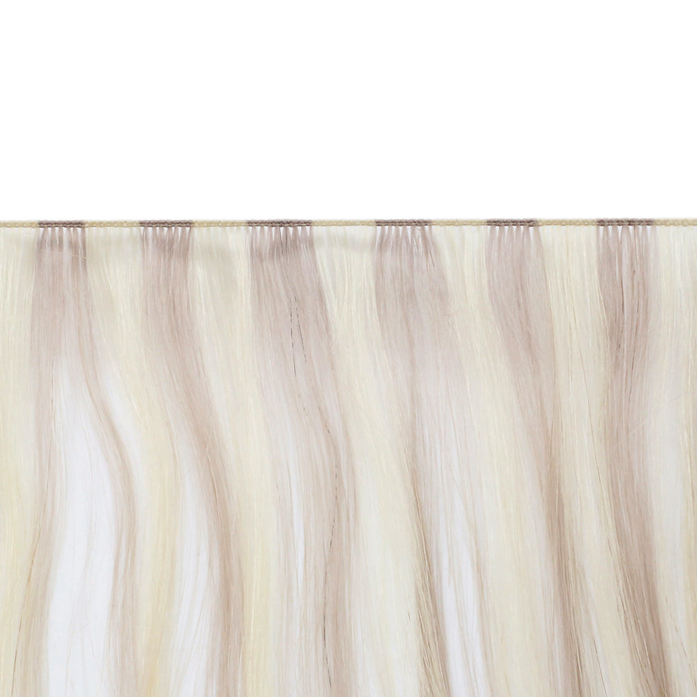 Fshine Handmade Virgin Hair Weft Balayage Color 100% Hair Sew In Weft Human Hair Bundles(#18/22/60) - FShine Shop