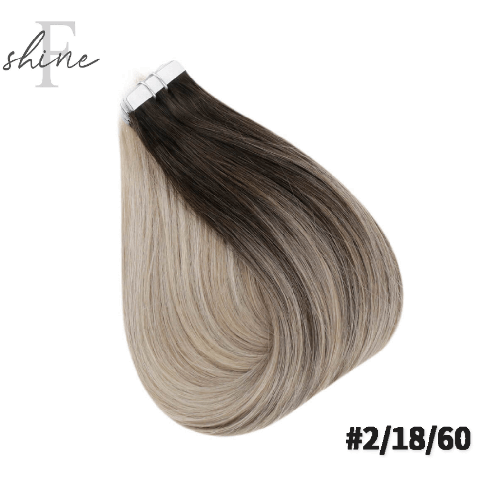 100% Human Tape in Hair Extensions #Sample Color - FShine Shop