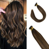 Flat Tip Fusion Hair Extensions #2/6/2
