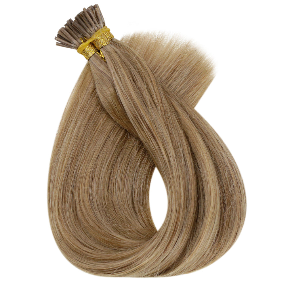 Up To 73% Off I Tip Hair Extensions Remy Pastel Highlighted Hair Extensions (#10P16) - FShine Shop