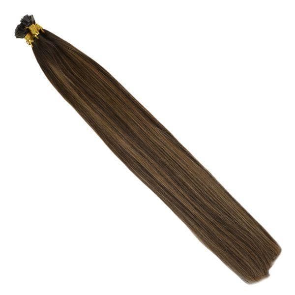flat tip colored hair extensions real hair