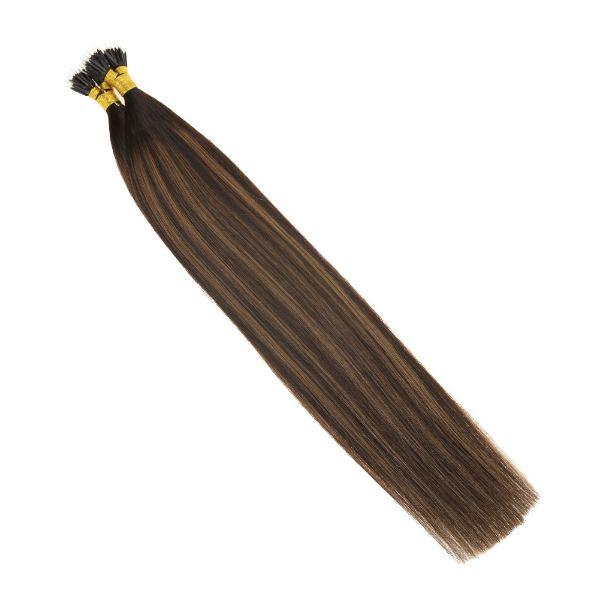 Nano Ring Human Hair Extensions Balayage