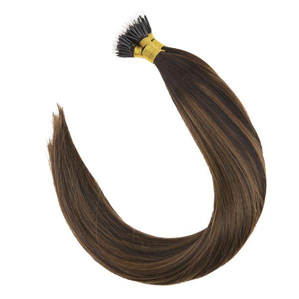 real hair fusion extensions