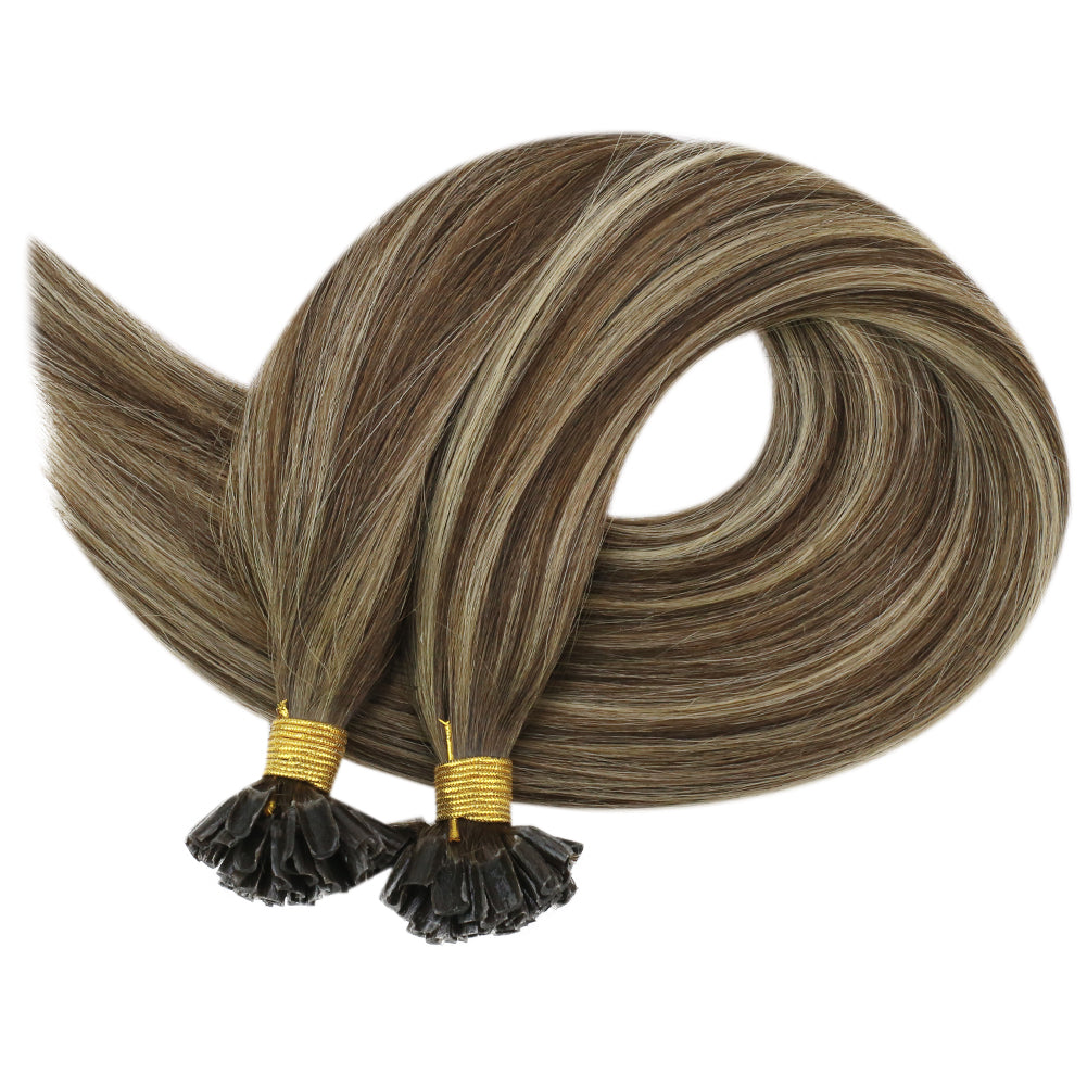 human hair keratin tip extensions
