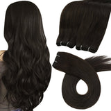 Clearance! Fshine Virgin Weft Brazilian 100% Human Hair Sew In Bundles Straight 50Grams Color #2 Dark Brown (#2)
