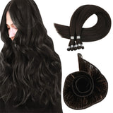 Fshine Virgin Hand Tied Weft Hair Solid Color Darkest Brown 100% Human Hair 10 Bundles (#2)