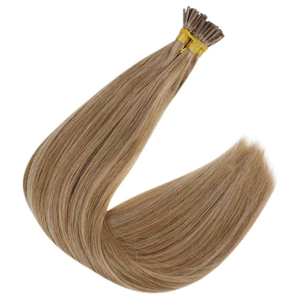 Up To 73% Off I Tip Hair Extensions Remy Pastel Highlighted Hair Extensions (#10P16) - FShine Shop