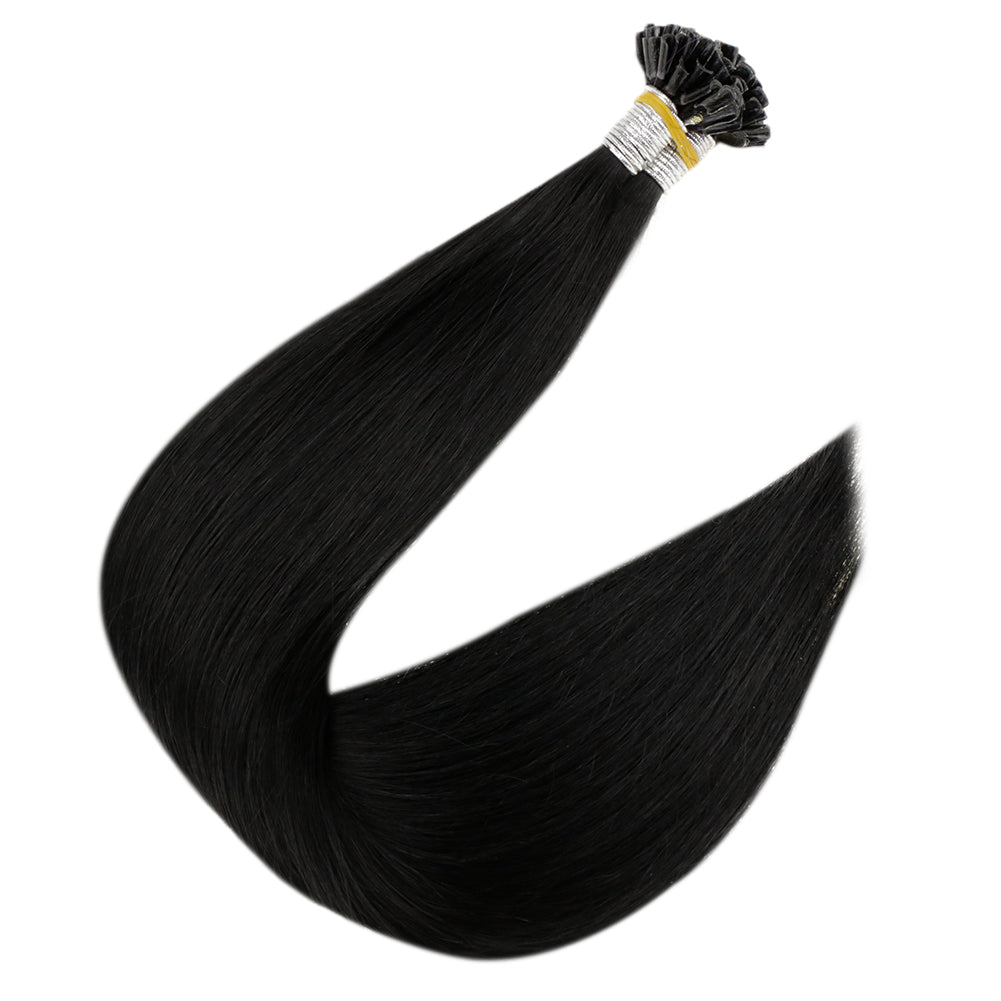 nail tip brazilian hair extensions