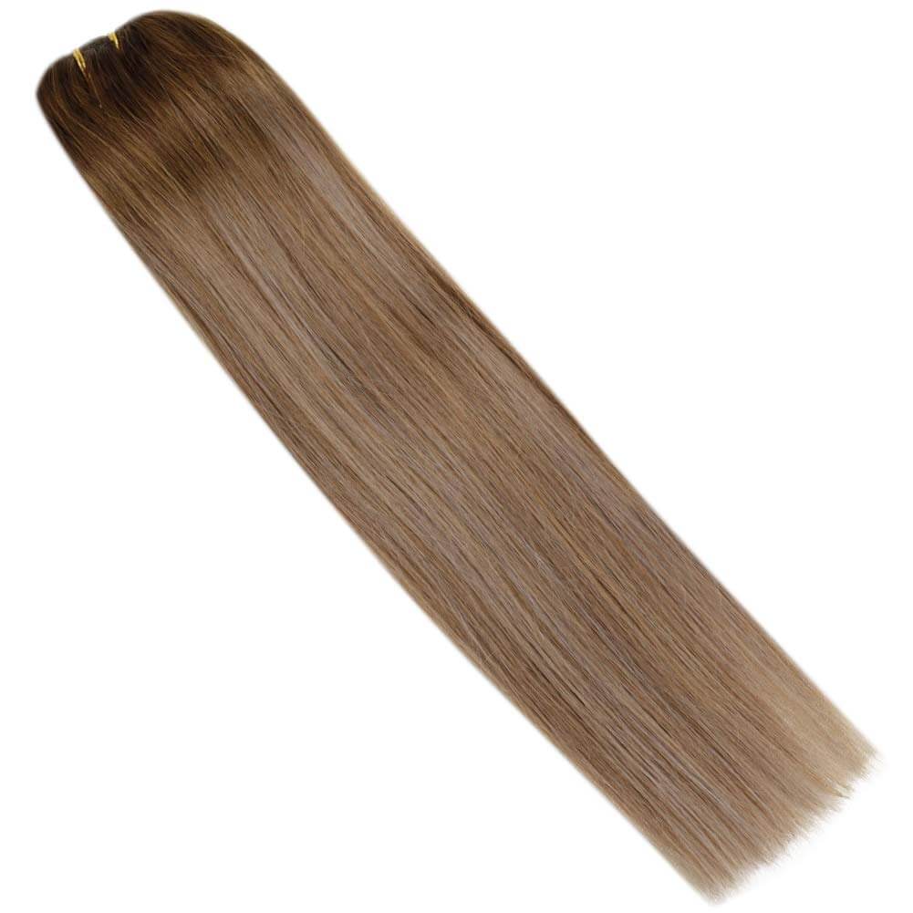real human hair extensions clip in