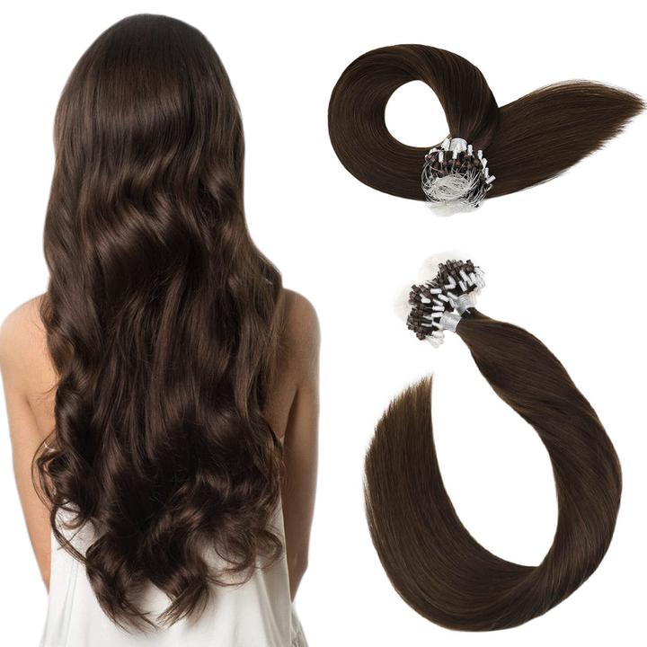micro ring colored hair extensions real hair