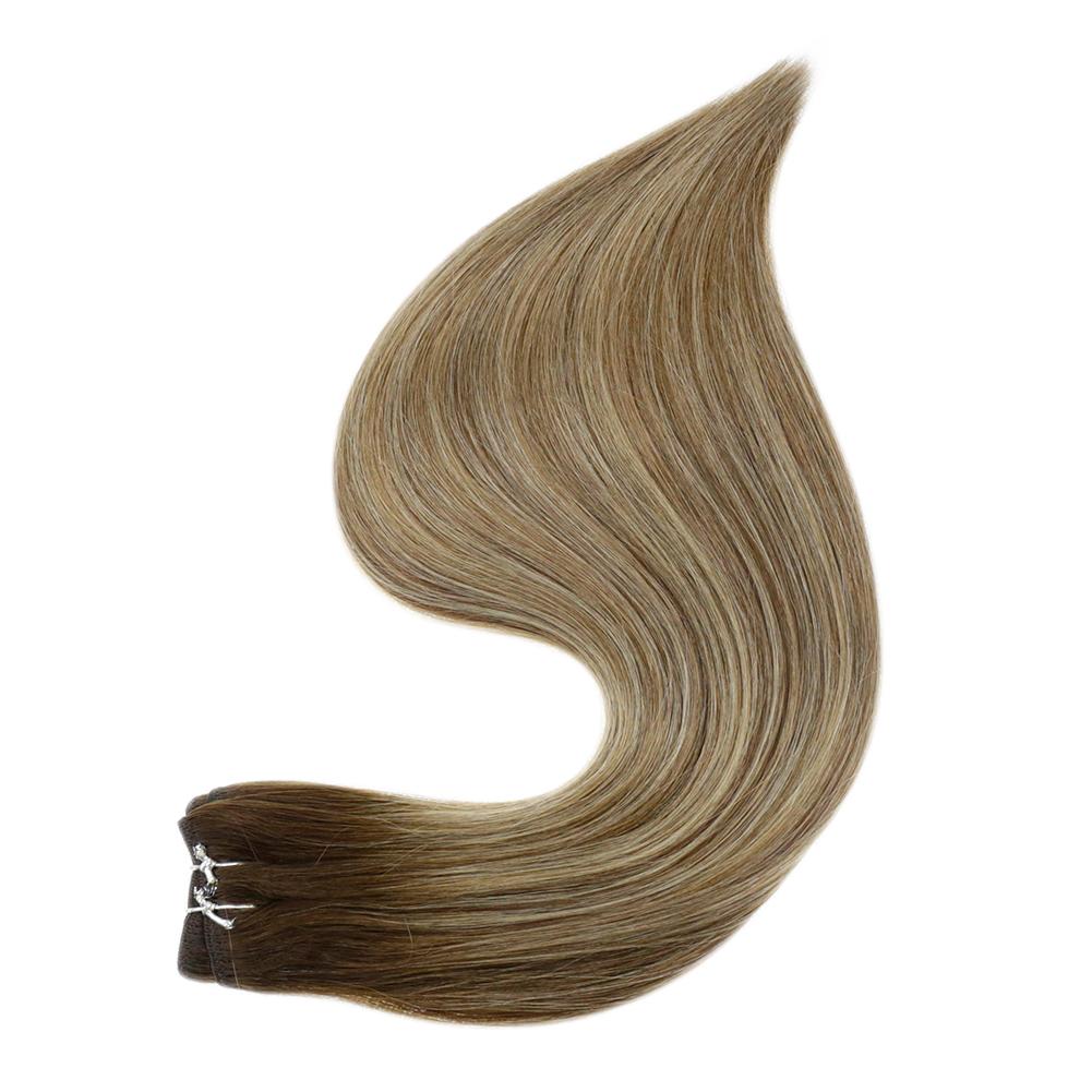 hair weft length/inch