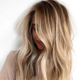 Toppers Hand-made Hairpiece For Women Ombre color #10T613 (12cm*6cm)