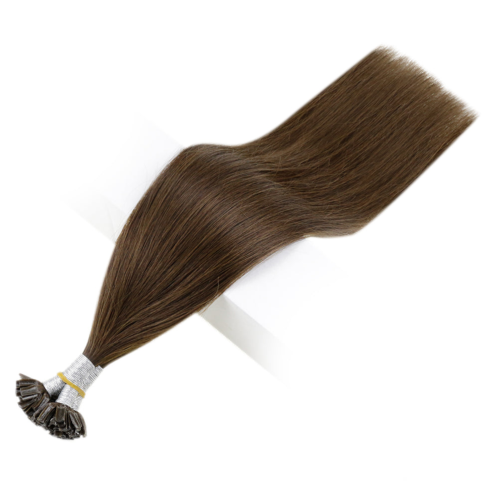 real hair fusion extensions