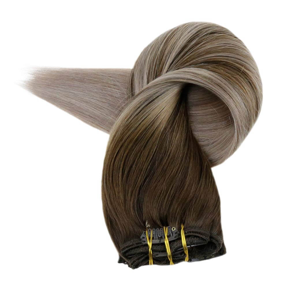 real remy human hair extensions clip in