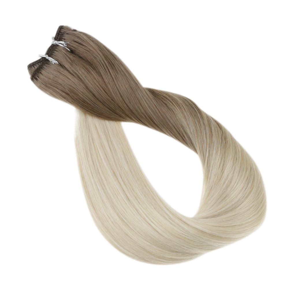 hair weft colorful