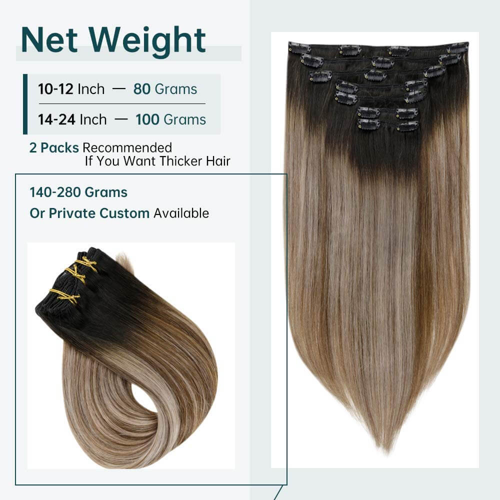 remy hair extensions clip in human hair