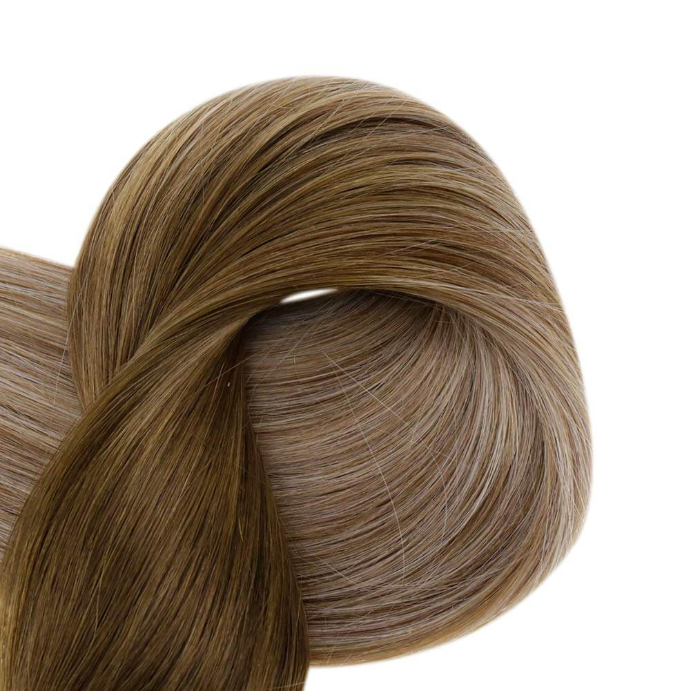 real human hair clip in extensions