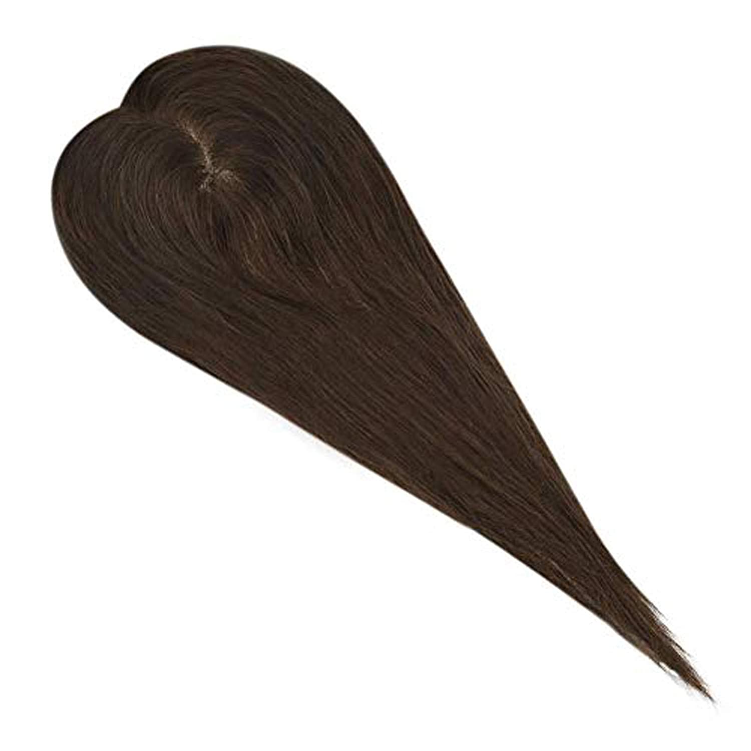 Up To 73% Off Lace Wig Toppers Hand-made Lace Base Hairpiece For Women Color Medium Brown 6.5*2.25" (#4) - FShine Shop
