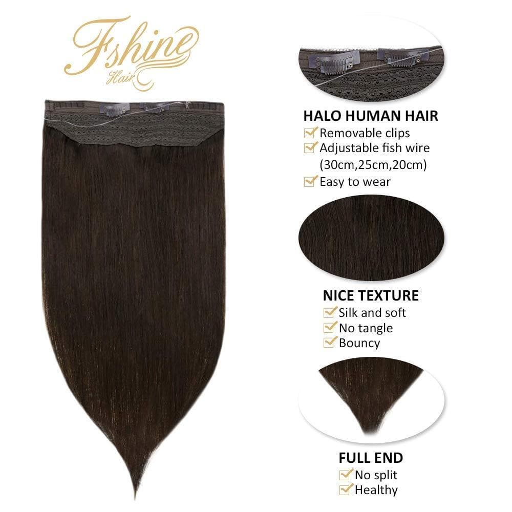 human hair extensions halo